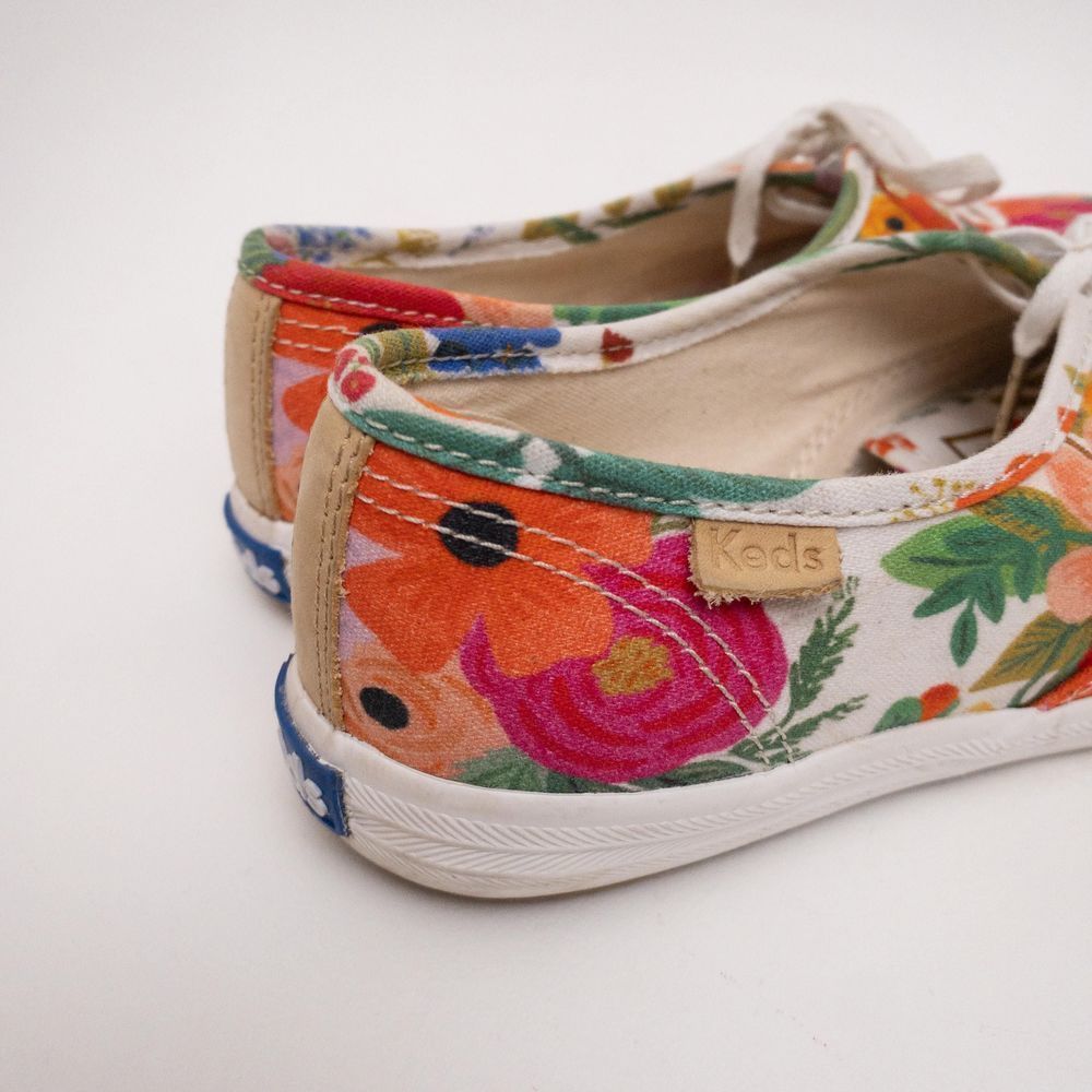 KEDS x RIFLE PAPER CO. Champion Garden Party Sneaker Size 6 - Picture 12 of 12